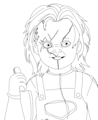 Chucky Coloring Pages Printable for Free Download