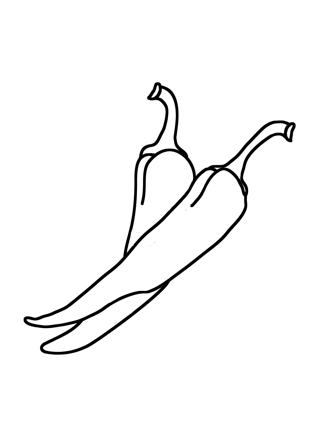 Chili Pepper Coloring Pages Printable for Free Download