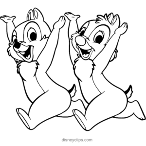 Chip and Dale Rescue Rangers Coloring Pages Printable for Free Download