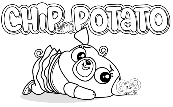 Chip and Potato Coloring Pages Printable for Free Download