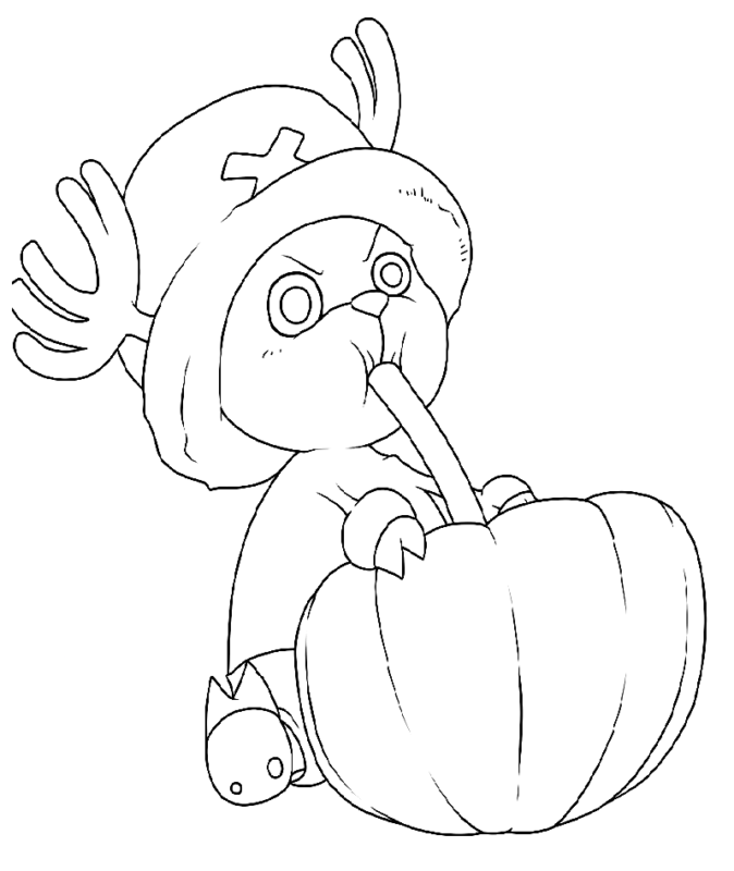 Tony Tony Chopper Coloring Pages Printable for Free Download