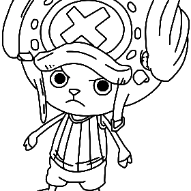 Tony Tony Chopper Coloring Pages Printable for Free Download