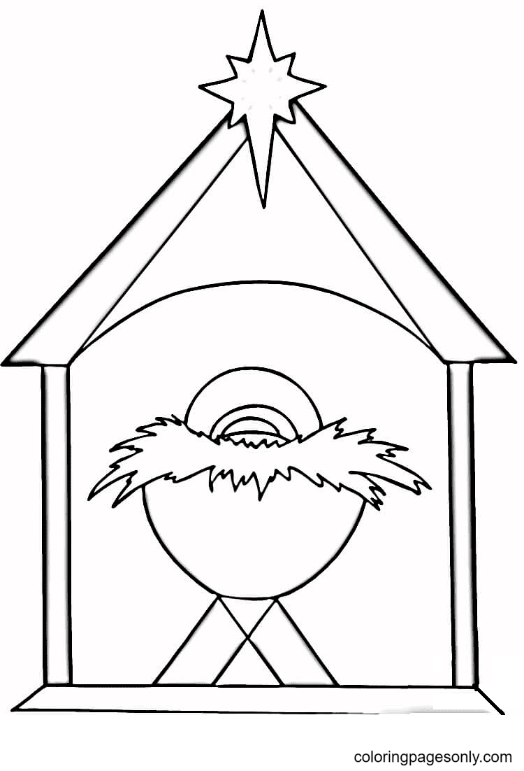 religious christmas printable coloring pages