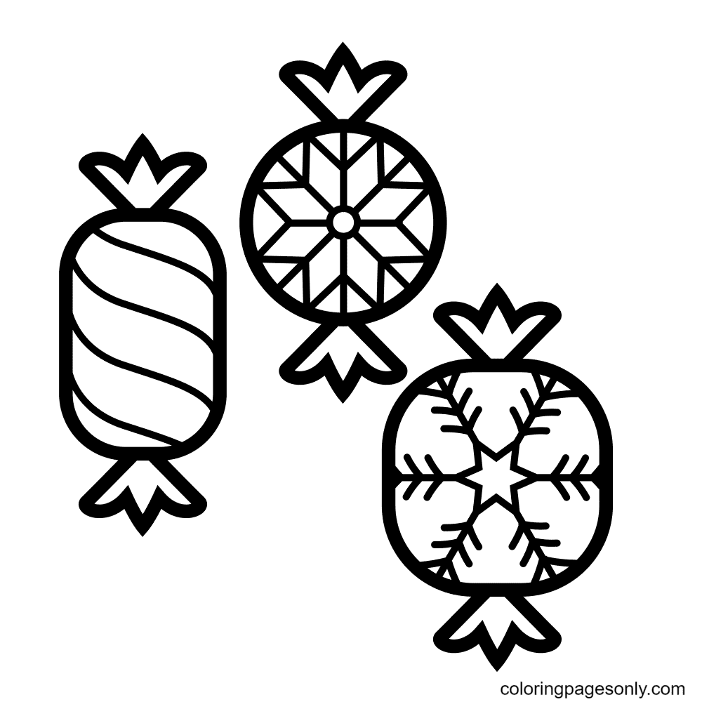 Candy Coloring Pages Printable for Free Download