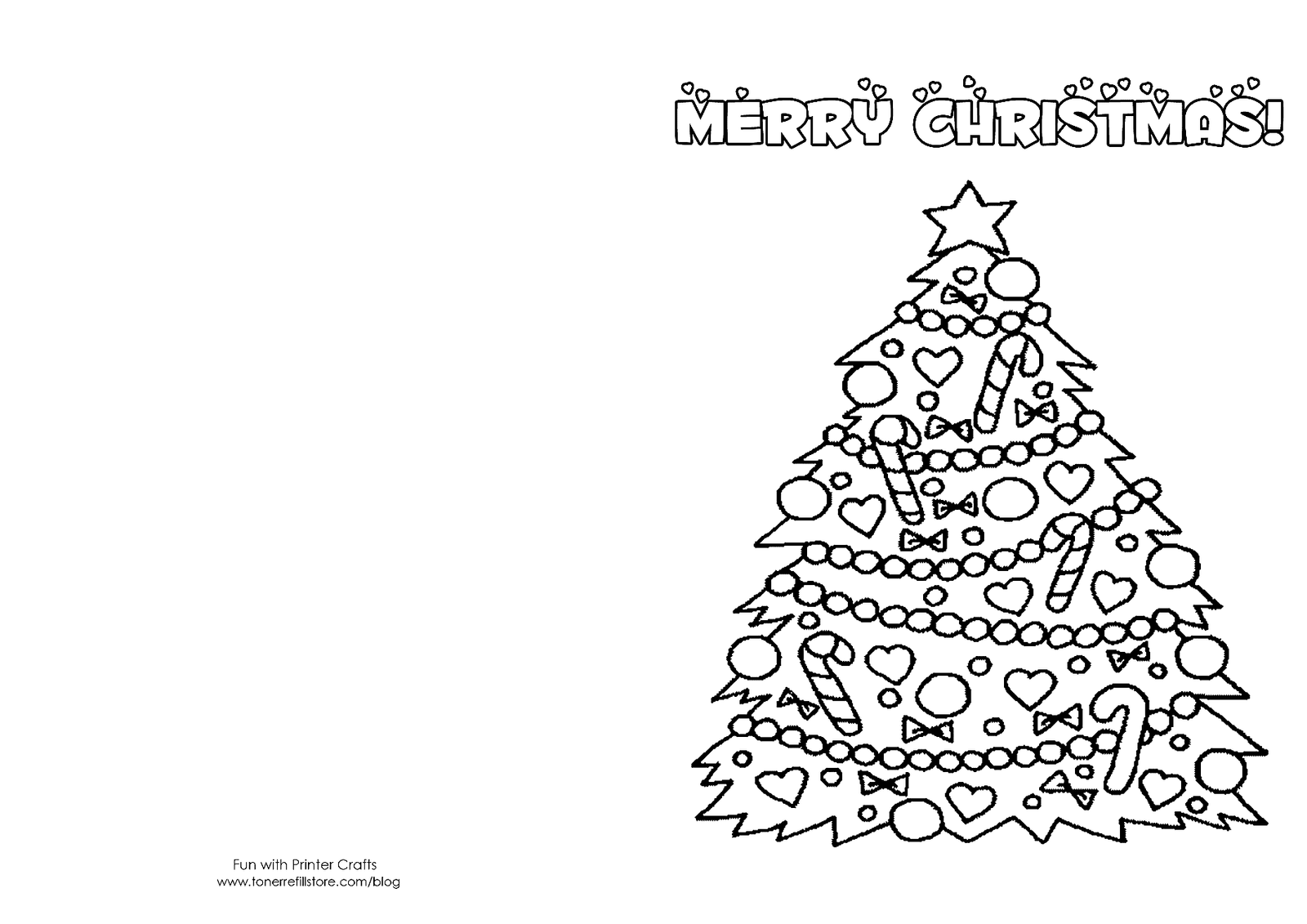 Christmas Cards Coloring Pages Printable for Free Download