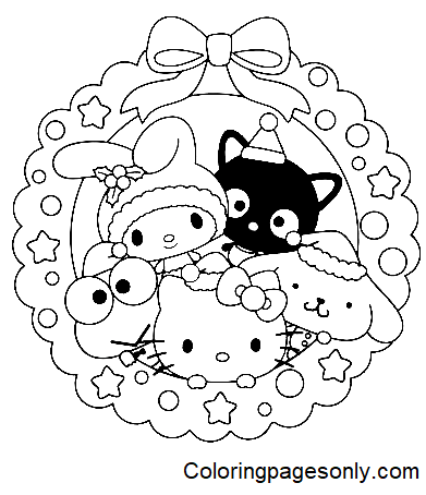 Sanrio Characters Coloring Pages Printable for Free Download