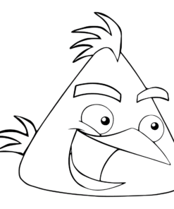 Chuck (Angry Bird) Coloring Pages Printable for Free Download