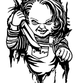 Chucky Coloring Pages Printable for Free Download