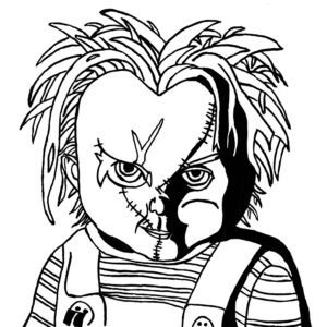 Chucky Coloring Pages Printable for Free Download