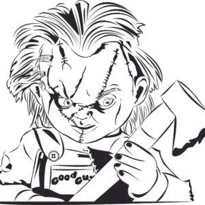 Chucky Coloring Pages Printable for Free Download