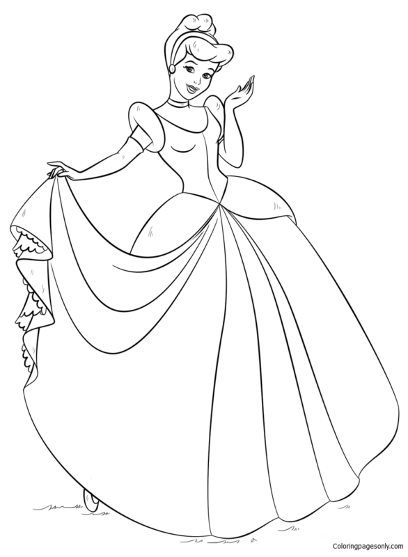 Princess Coloring Pages Printable for Free Download