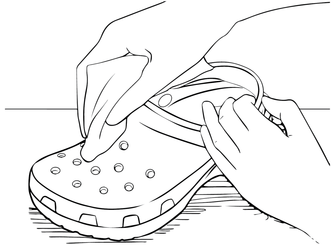 Crocs Coloring Pages Printable for Free Download