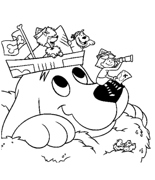 Clifford Coloring Pages Printable for Free Download