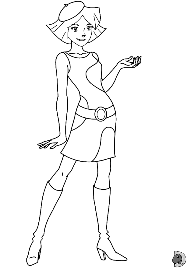 Totally Spies Coloring Pages Printable For Free Download