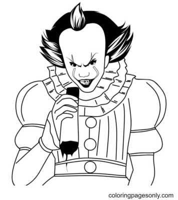 Pennywise Coloring Pages Printable for Free Download