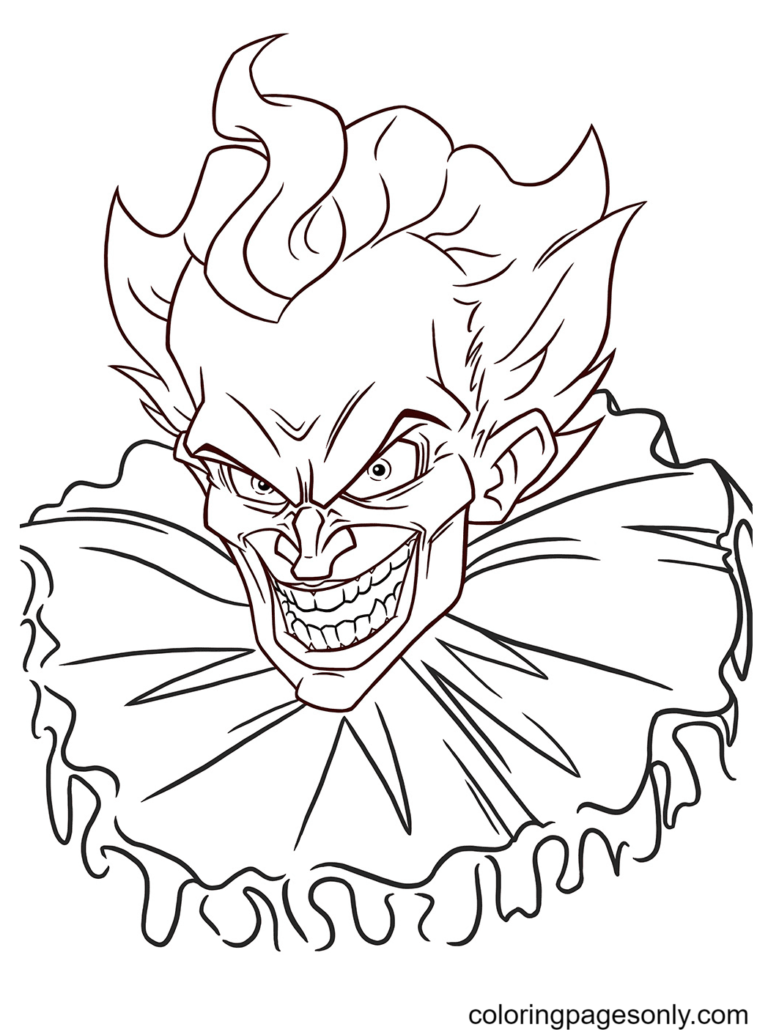 Pennywise Coloring Pages Printable for Free Download