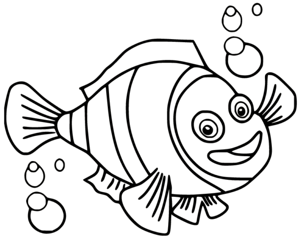 Clownfish Coloring Pages Printable for Free Download