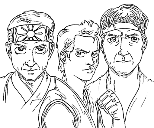 Cobra Kai Coloring Pages Printable for Free Download