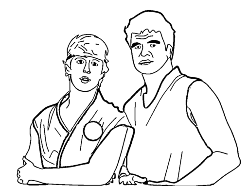 Cobra Kai Coloring Pages Printable for Free Download