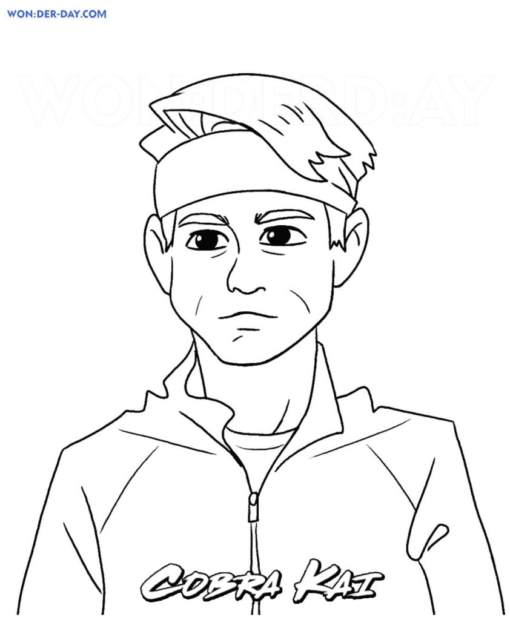 Cobra Kai Coloring Pages Printable for Free Download