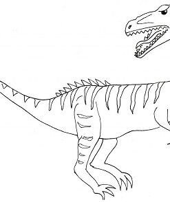 Coelophysis Coloring Pages Printable for Free Download