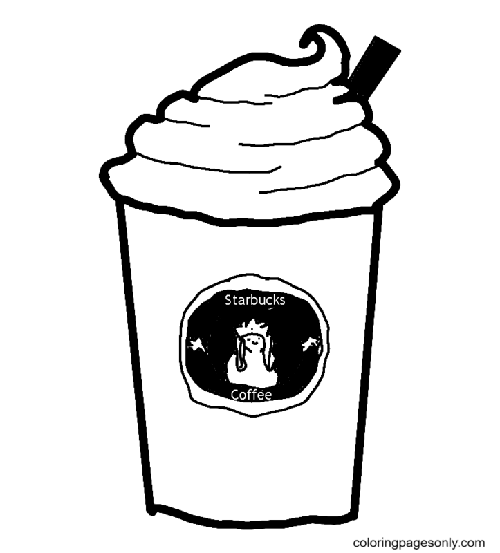Starbucks Coloring Pages Printable for Free Download
