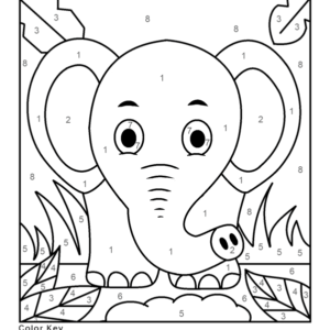 Color by Number Coloring Pages Printable for Free Download