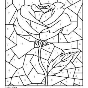 Color by Number Coloring Pages Printable for Free Download