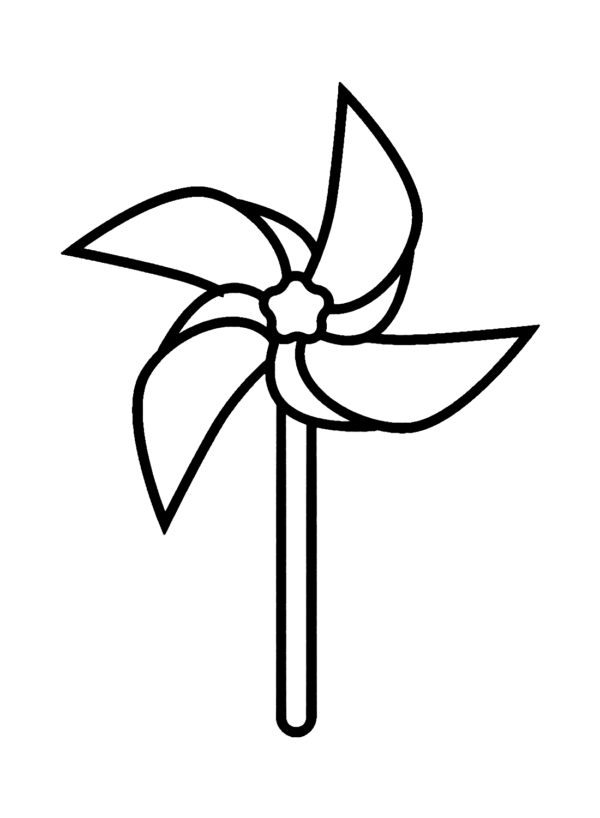 Pinwheel Coloring Pages Printable for Free Download