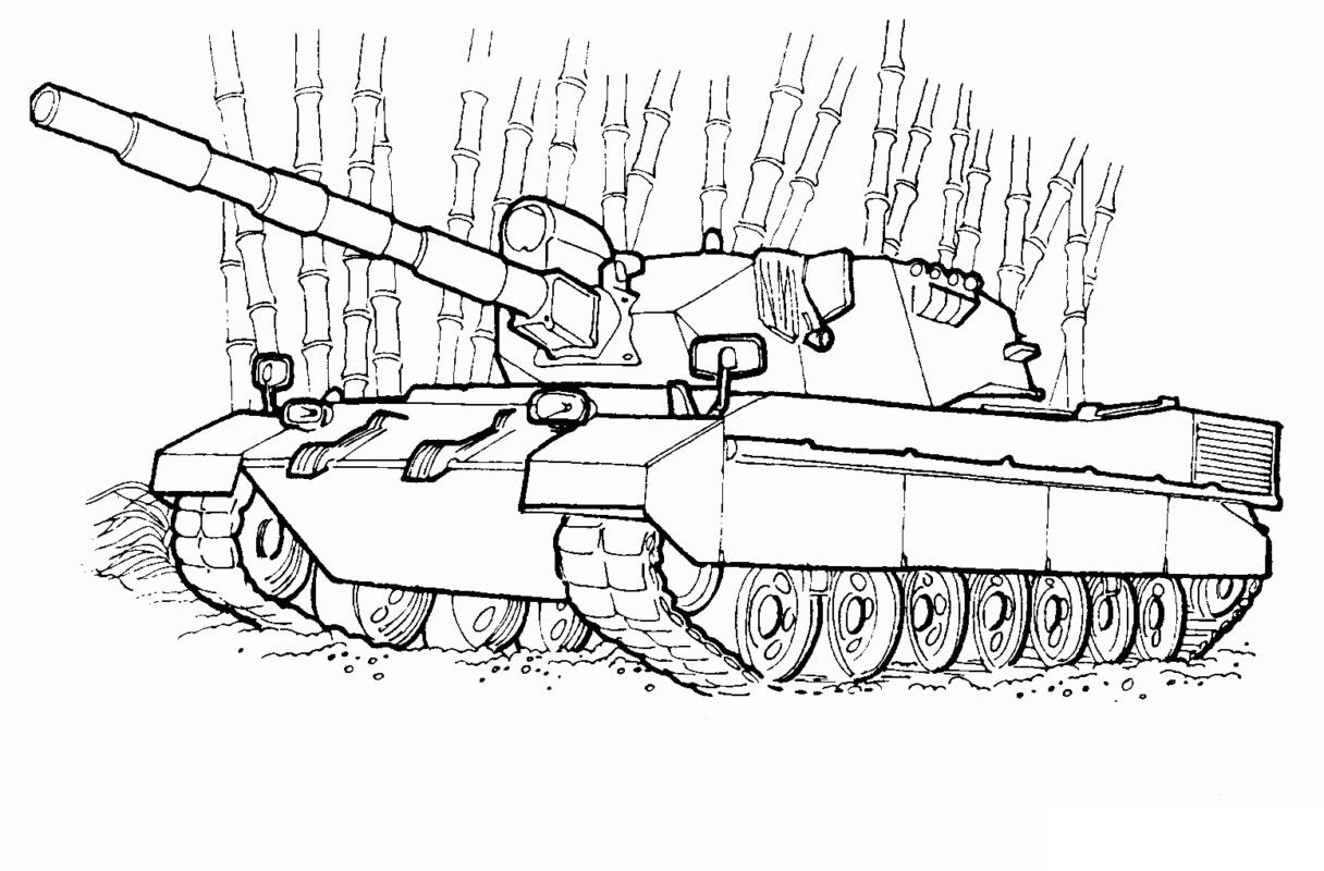 Tank Coloring Pages Printable for Free Download