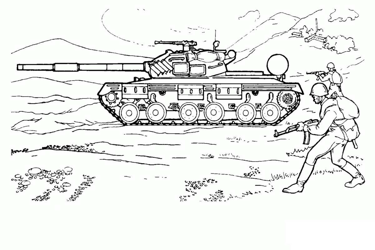 Tank Coloring Pages Printable for Free Download