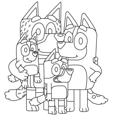 Bluey Coloring Pages Printable for Free Download