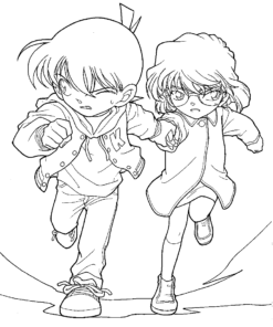 Detective Conan Coloring Pages Printable for Free Download