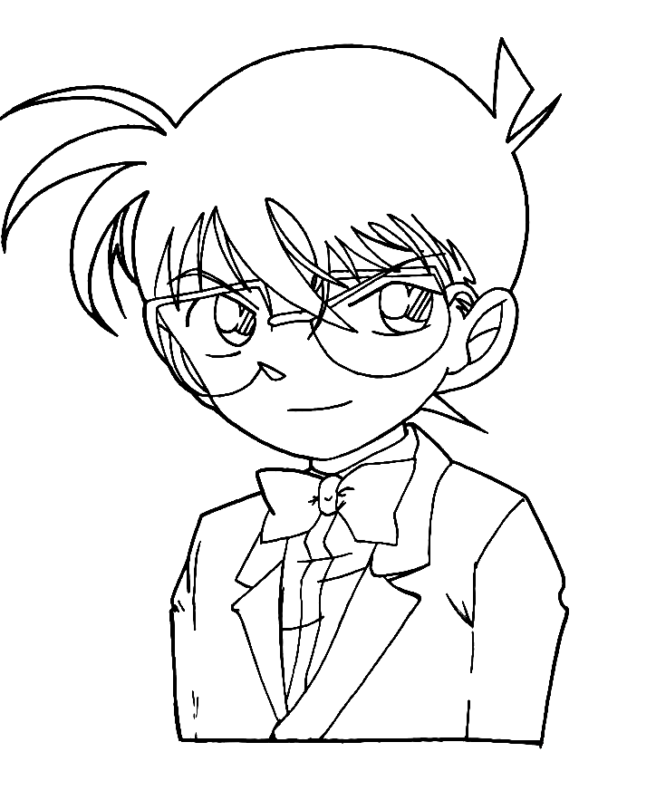 Detective Conan Coloring Pages Printable for Free Download