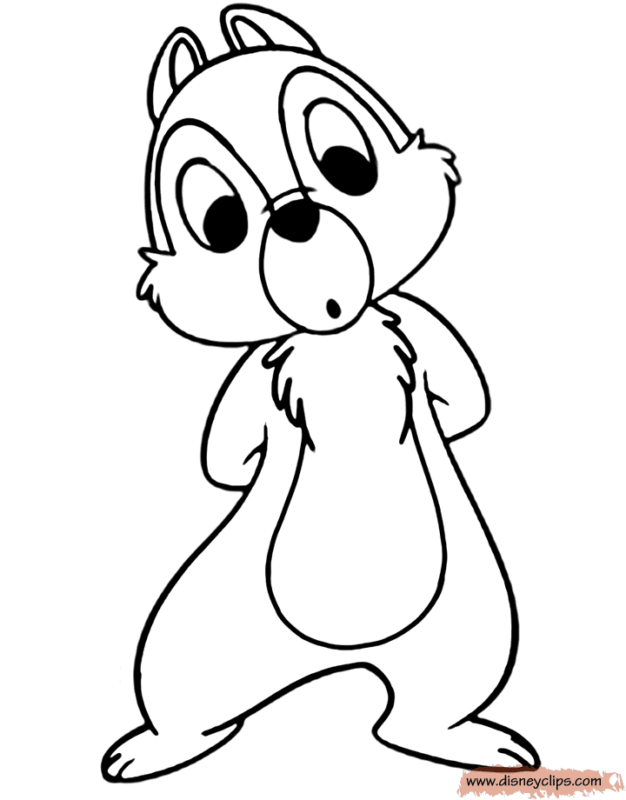 Chip And Dale Rescue Rangers Coloring Pages Printable For Free Download