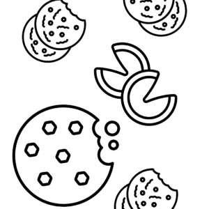 Cookie Coloring Pages Printable for Free Download