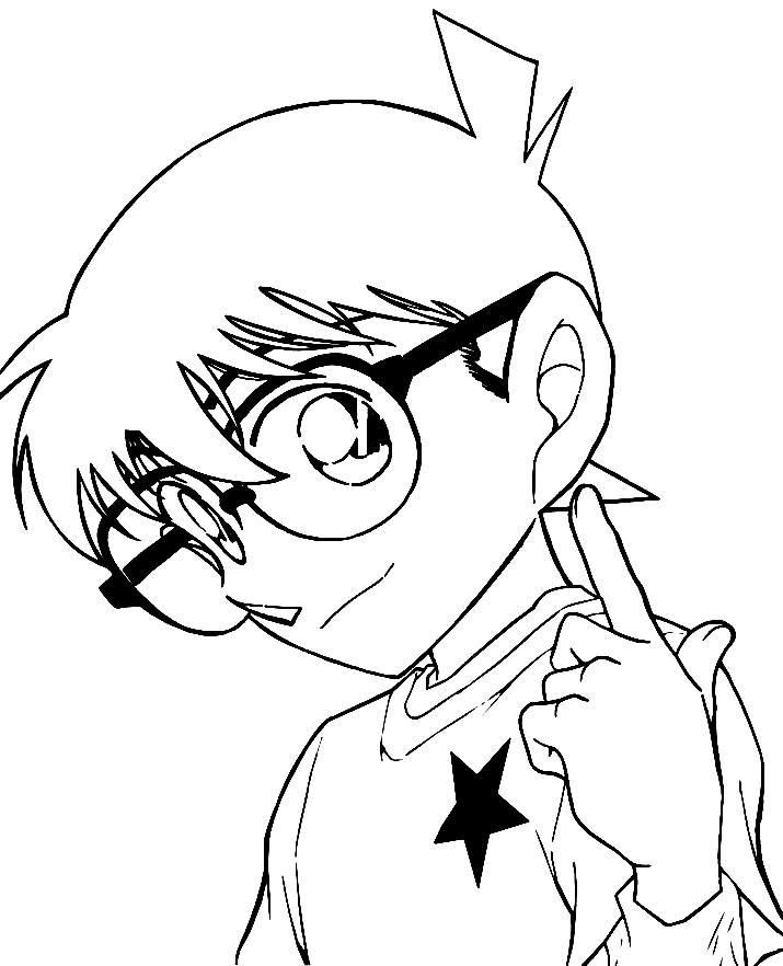 Detective Conan Coloring Pages Printable for Free Download