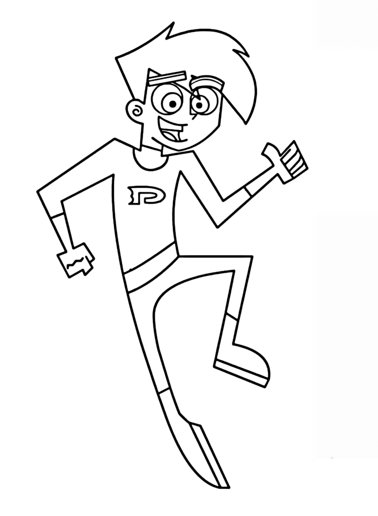 Danny Phantom Coloring Pages Printable for Free Download