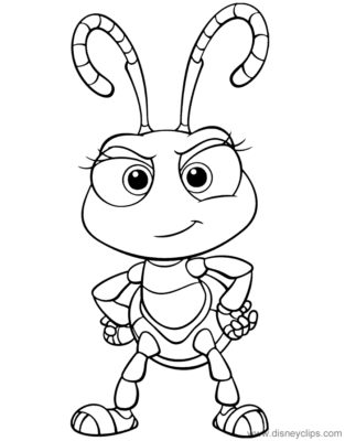 A Bug's Life Coloring Pages Printable For Free Download