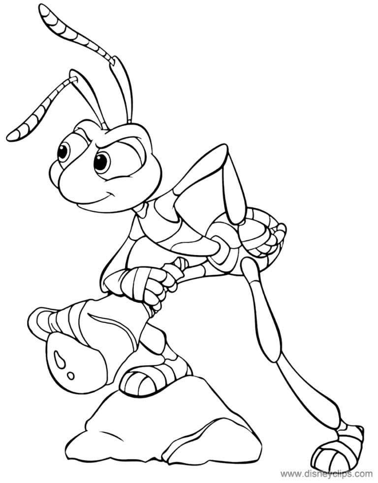 A Bug's Life Coloring Pages Printable for Free Download