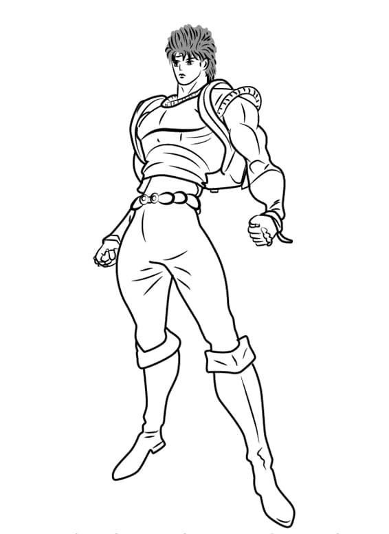 JoJo's Bizarre Adventure Coloring Pages Printable for Free Download