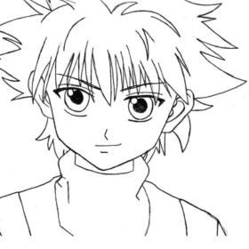 Killua Zoldyck Coloring Pages Printable for Free Download