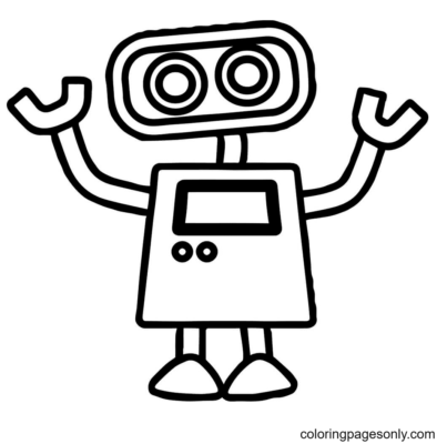 Robot Coloring Pages Printable for Free Download