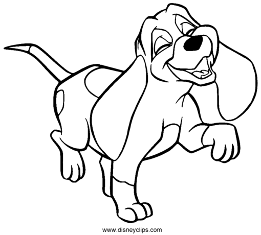 Fox and the Hound Coloring Pages Printable for Free Download