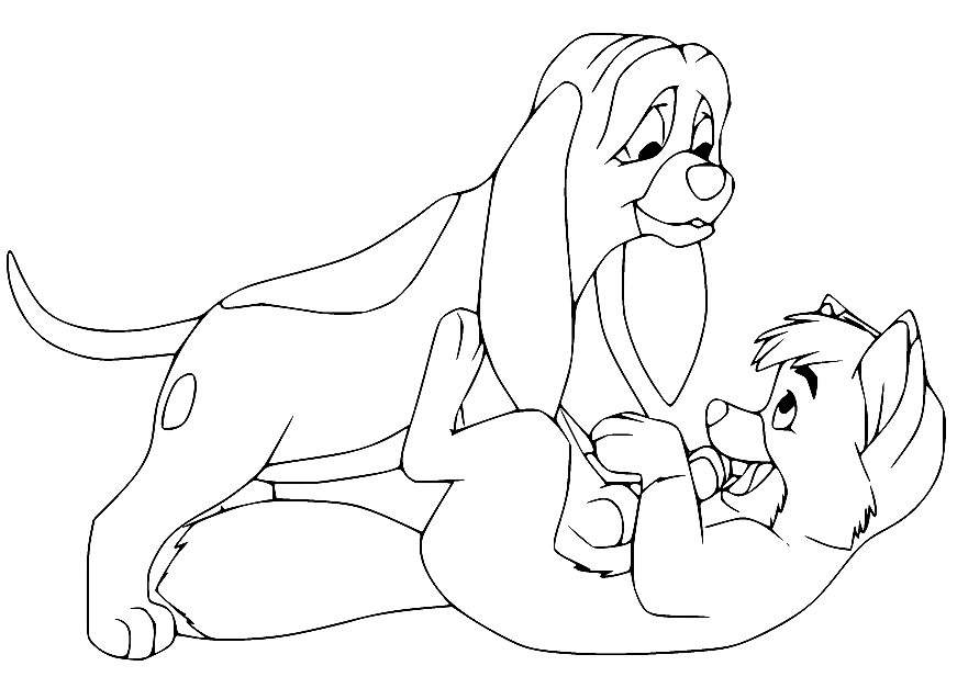 fox and the hound 2 coloring pages