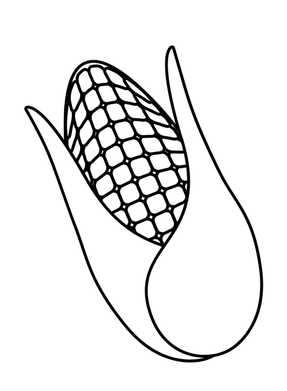 Corn Coloring Pages Printable for Free Download