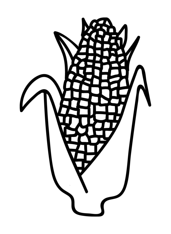 Corn Coloring Pages Printable for Free Download