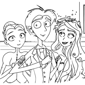 Corpse Bride Coloring Pages Printable for Free Download