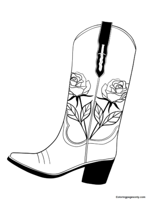 Boots Coloring Pages Printable for Free Download