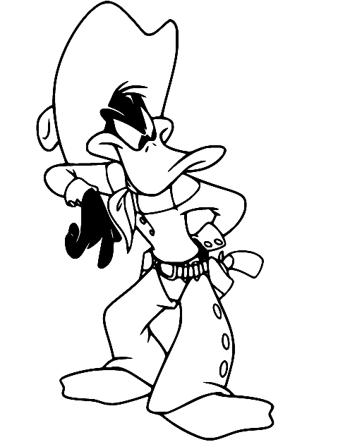 Daffy Duck Coloring Pages Printable for Free Download